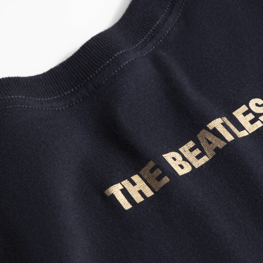 Rubber Soul Black Gold Foil Tee Model 5
