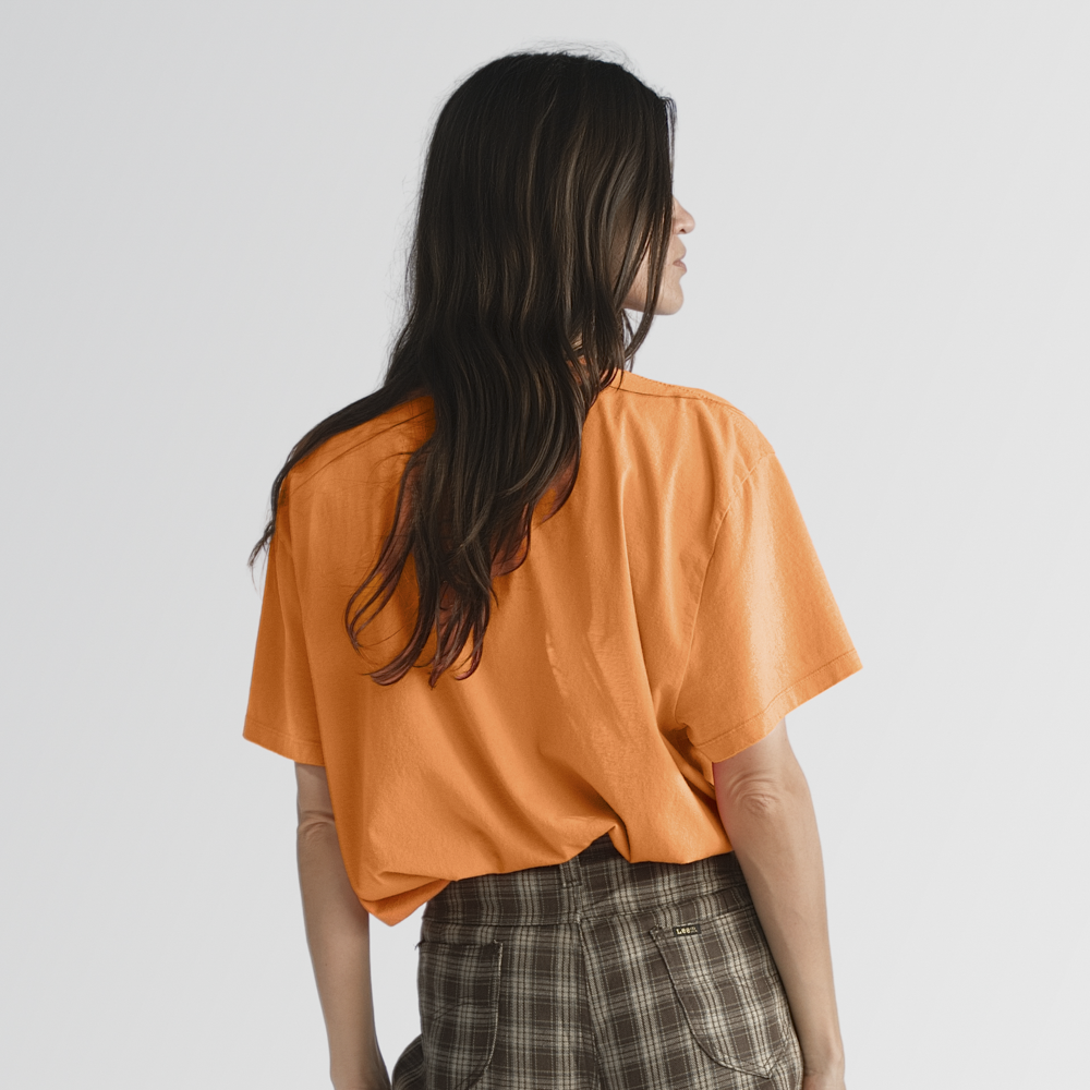 Rubber Soul Orange Women's Tee Model 6