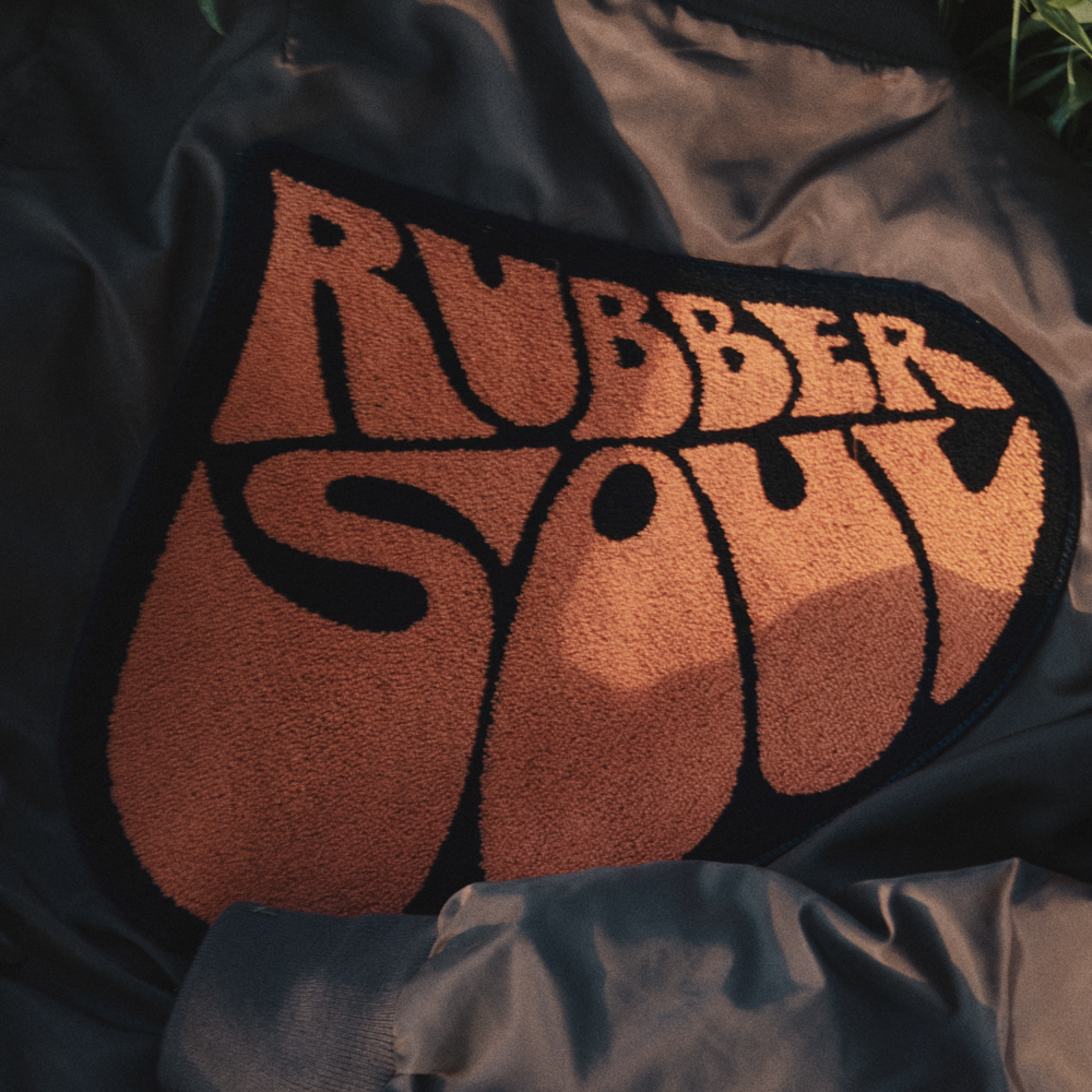 Rubber Soul Brown Bomber Jacket Model 7