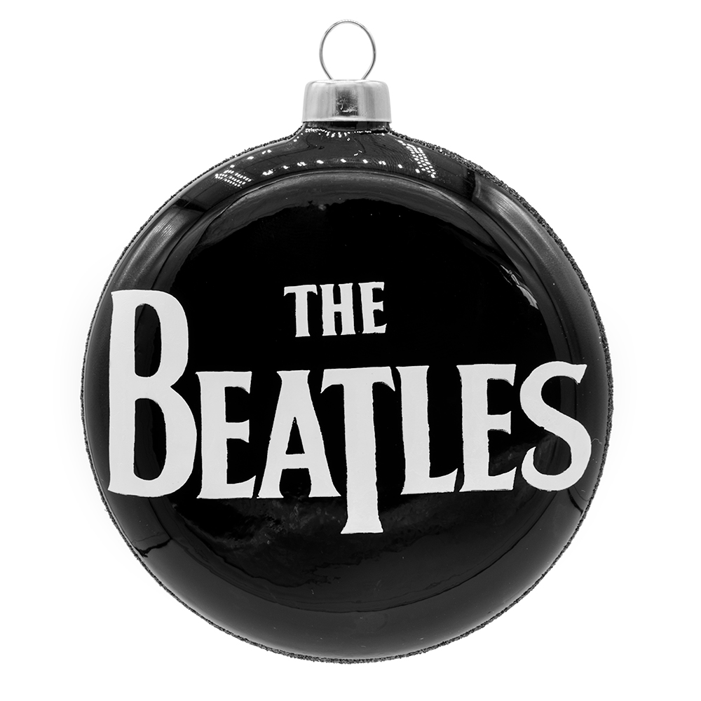 Beatles x Kat + Annie Come Together Record Ornament Back