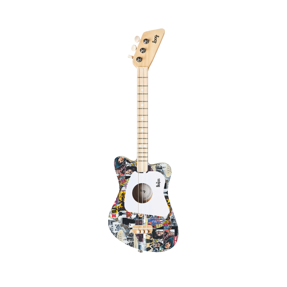 Beatles x Loog Mini Acoustic Guitar - Anthology