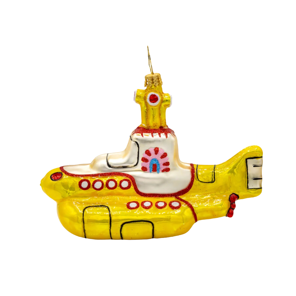 The Beatles x Radko All You Need is This Yellow Submarine Ornament