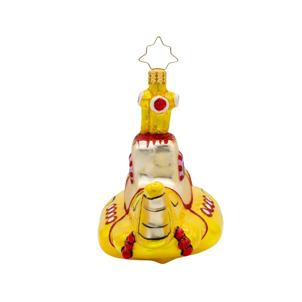 The Beatles x Radko All You Need is This Yellow Submarine Ornament