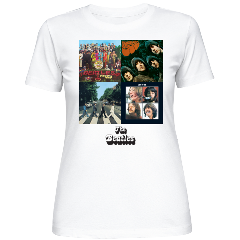 Album Collage Womens T-Shirt