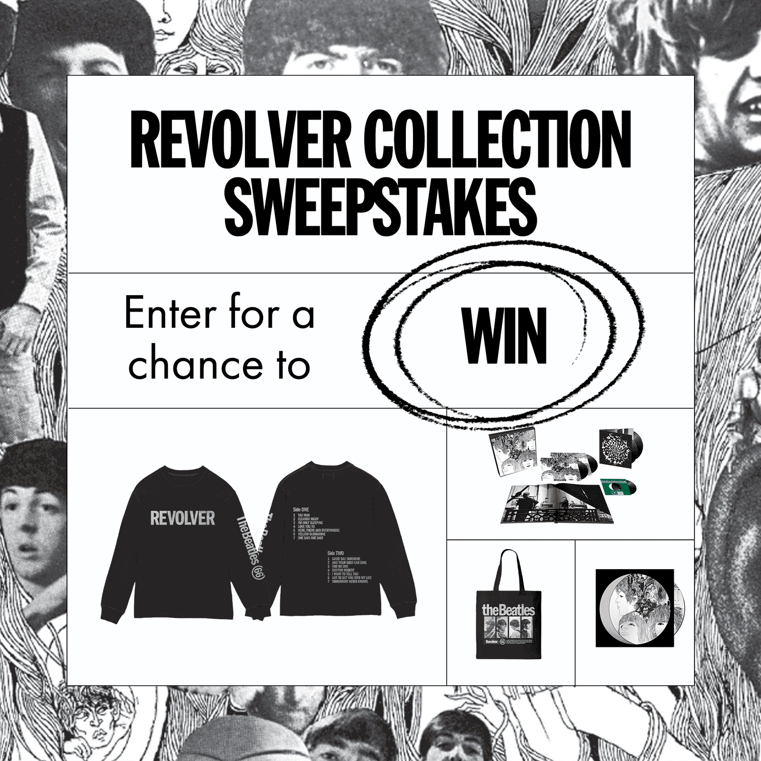 Revolver Prize Draw The Beatles Official Store