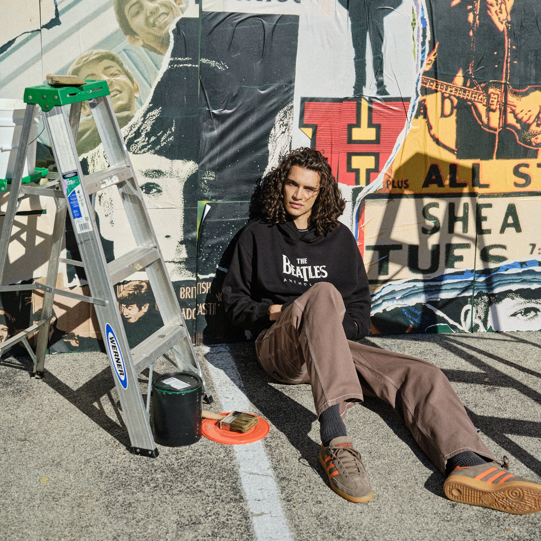 Anthology Black Logo Hoodie