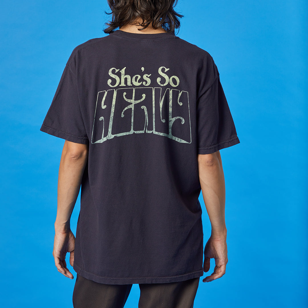 She's So Heavy Black T-Shirt - The Beatles Official Store