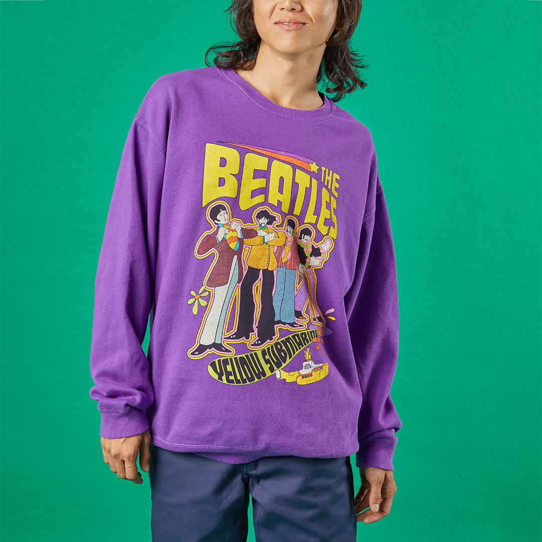 Yellow Submarine Purple Crewneck Lifestyle