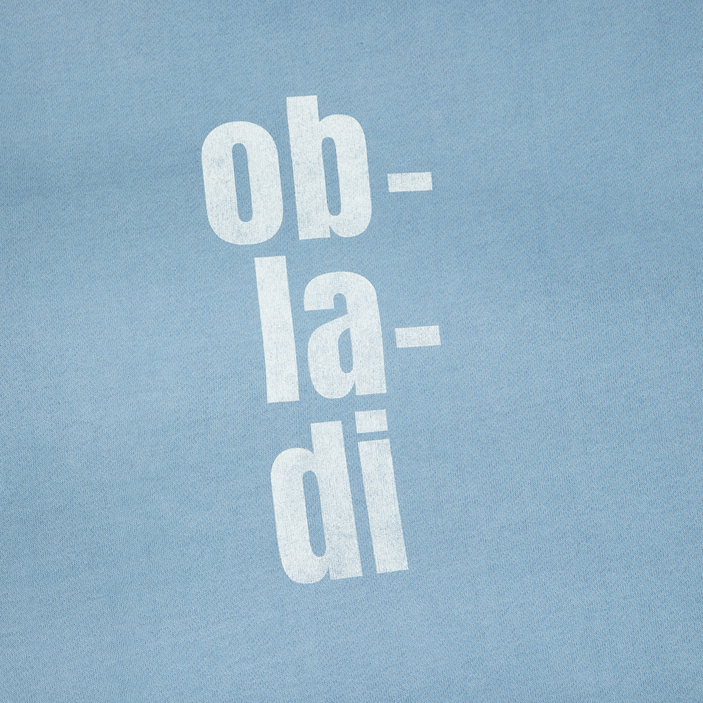 Ob-La-Di Blue Crewneck Front Detail