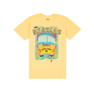 Magical Mystery Tour Bus Yellow T-Shirt