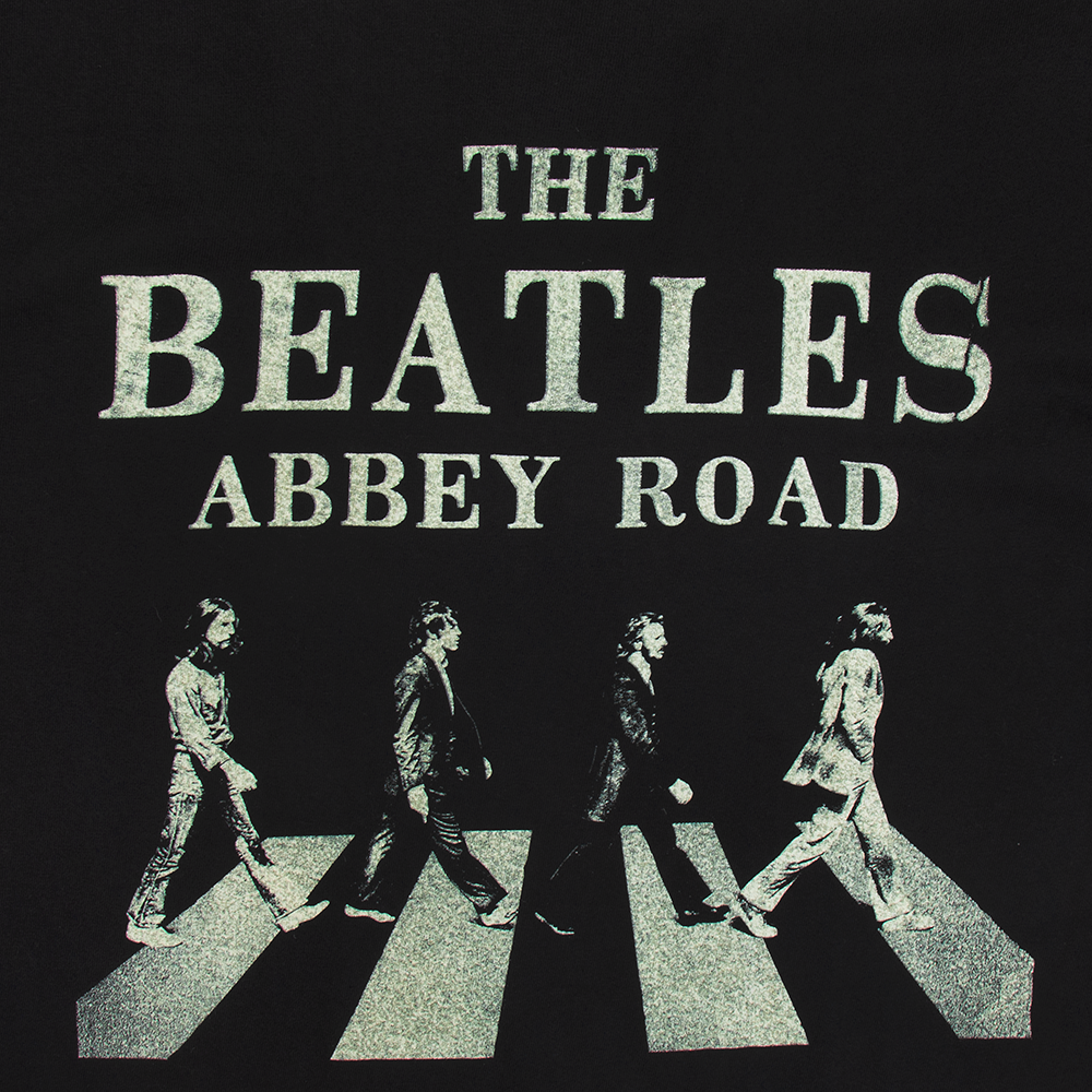 Abbey Road Sign Black T-Shirt