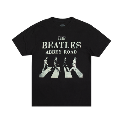 Abbey Road Sign Black T-Shirt Front