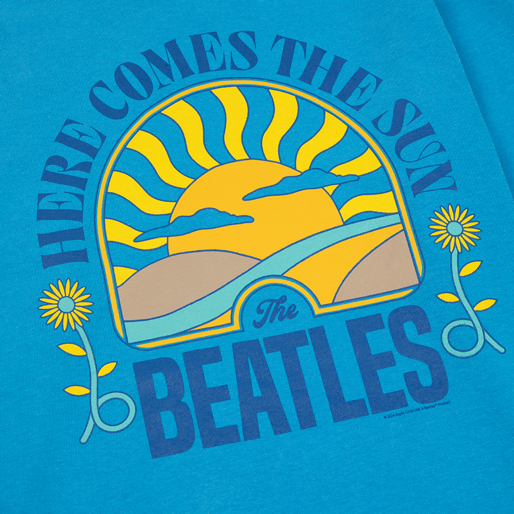 Here Comes The Sun Blue Longsleeve Shirt Detail