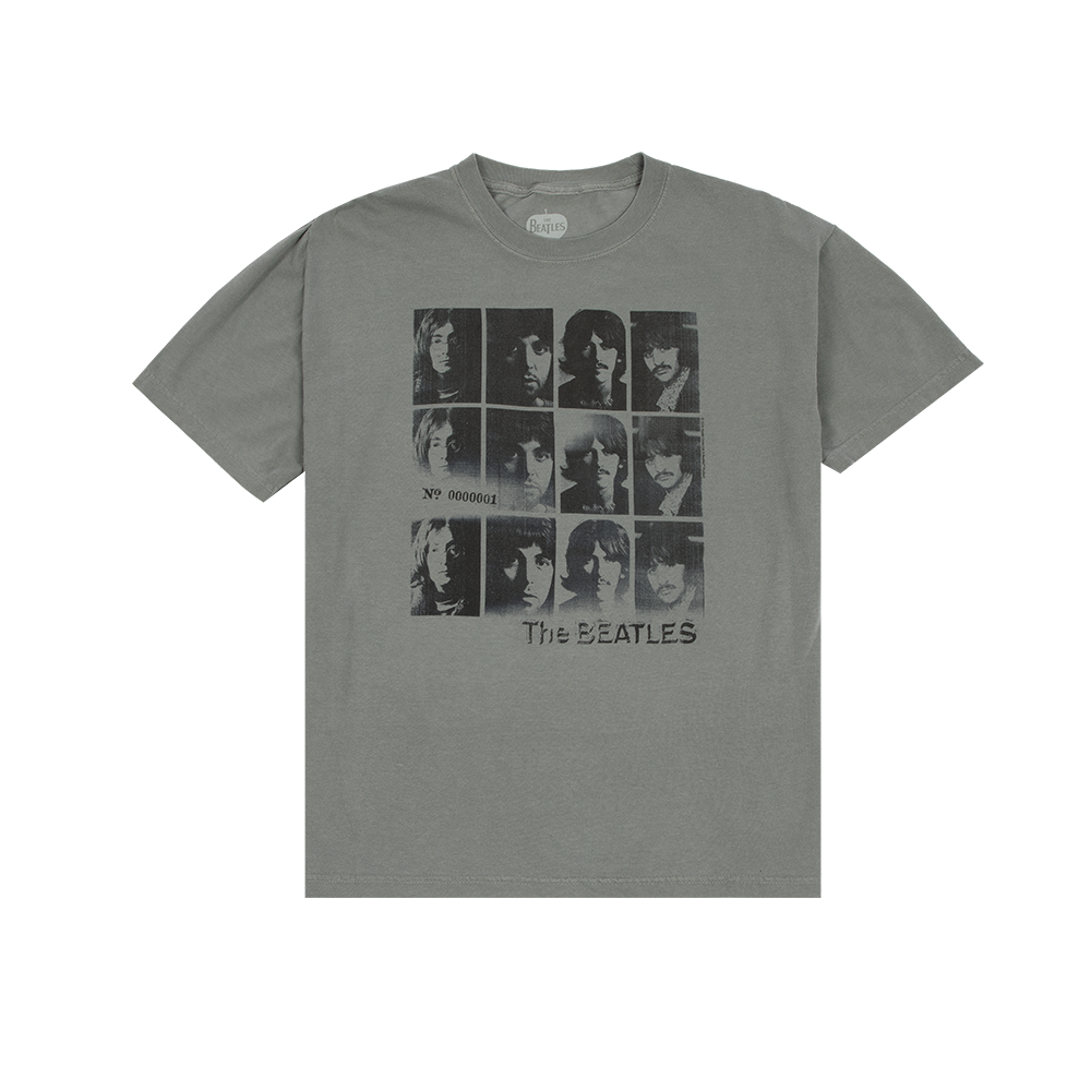 The Beatles White Album Distressed Grid T-Shirt