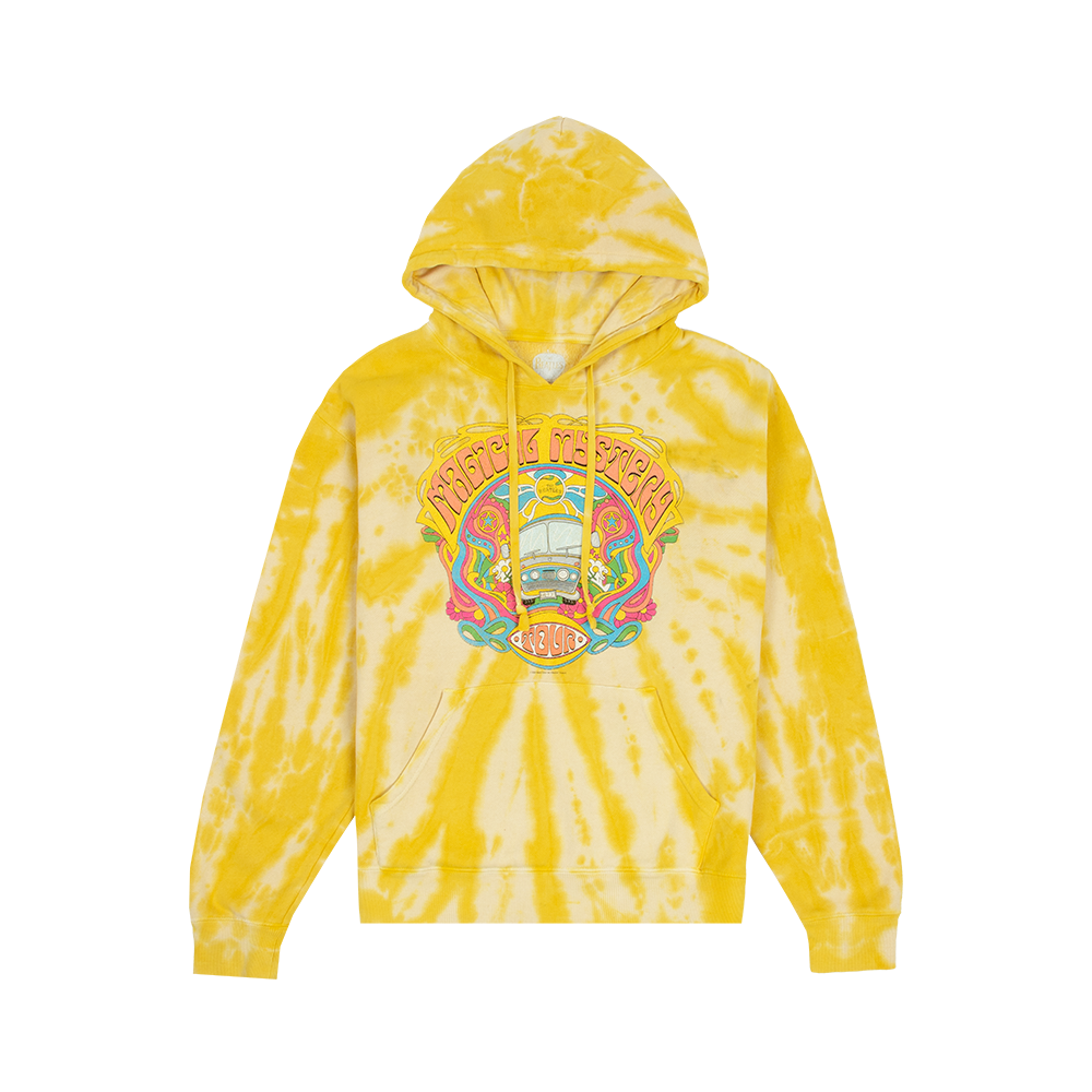 Magical Mystery Tour Yellow Tie Dye Hoodie