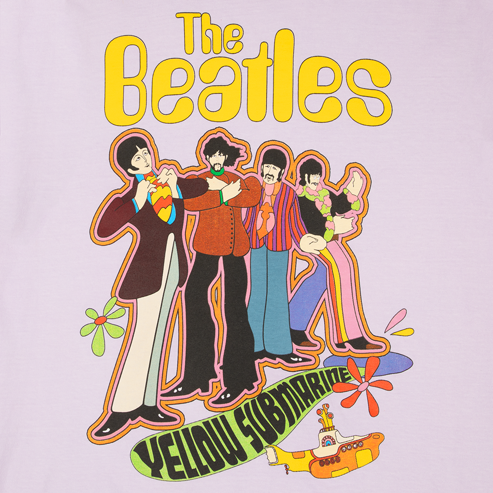 Yellow Submarine Purple T-Shirt Design