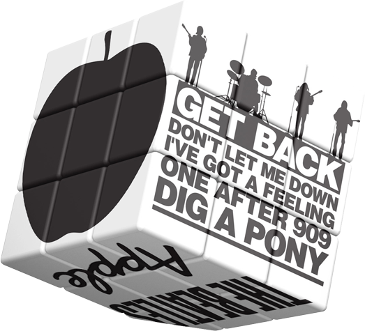 The Beatles x Rubik's: Apple Edition 3" x 3" Cube 2