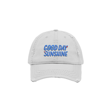 Good Day Sunshine White Dad Hat Front