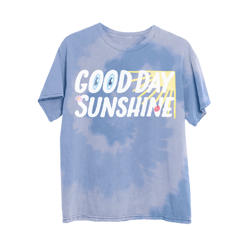 Good Day Sunshine Tie-Dye T-Shirt Front 