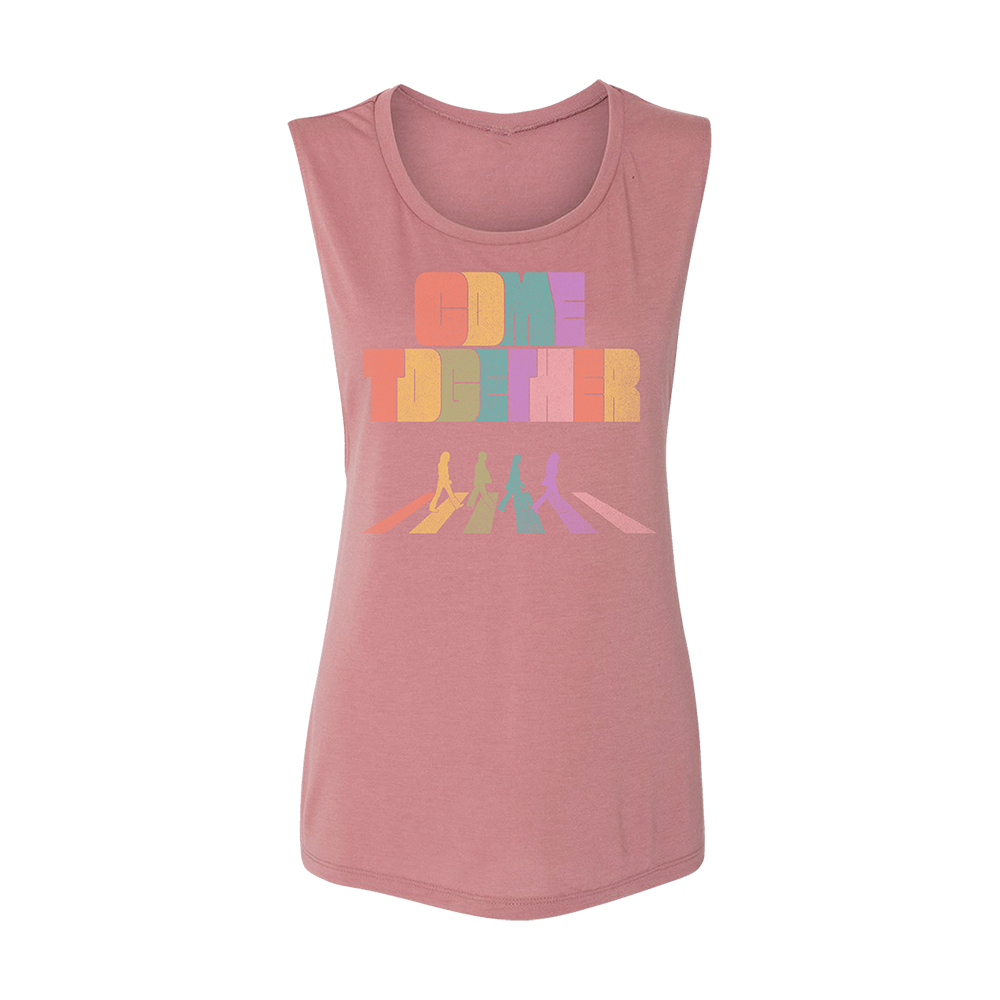 Come Together Peach Missy Tank Front