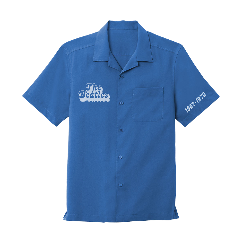 Blue 1967-1970 Button Down Camp Shirt