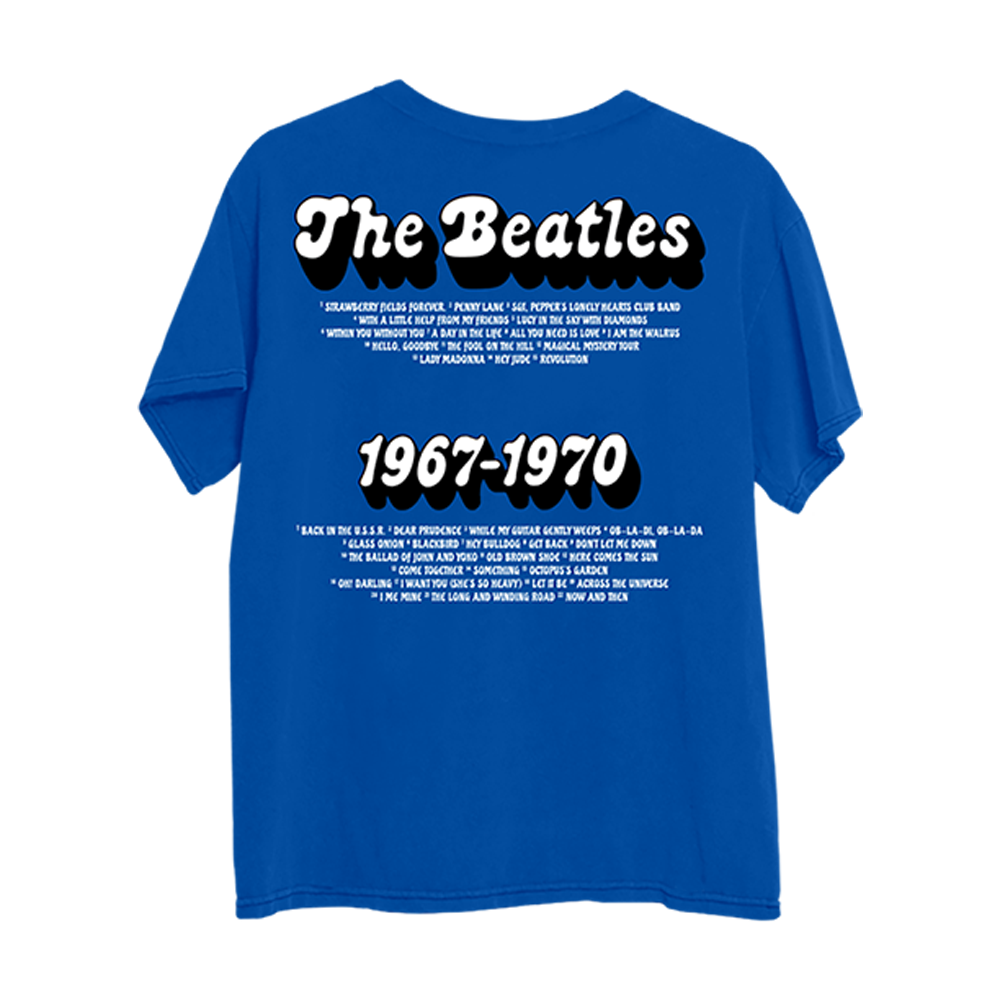 Blue 1967-1970 T-Shirt - The Beatles Official Store Blue 1967-1970 T-Shirt - The Beatles Official Store