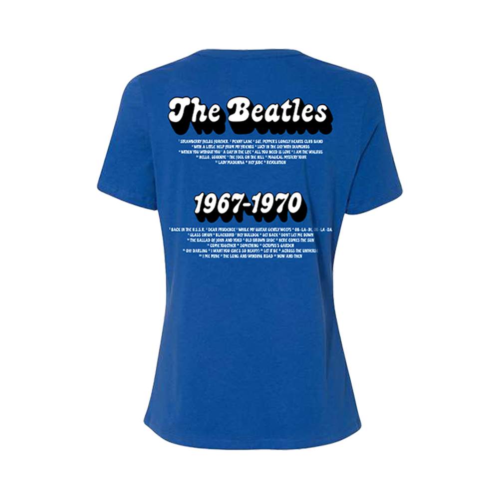 Blue 1967 1970 Women s T Shirt The Beatles Official Store