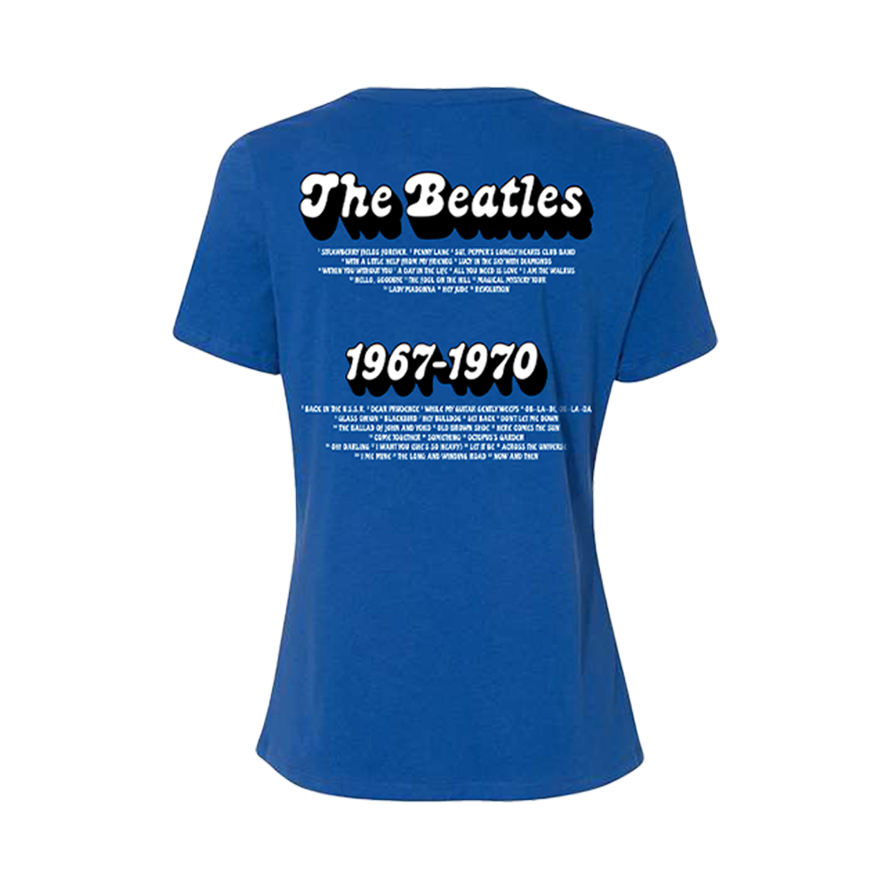 Blue 1967-1970 Women's T-Shirt Back