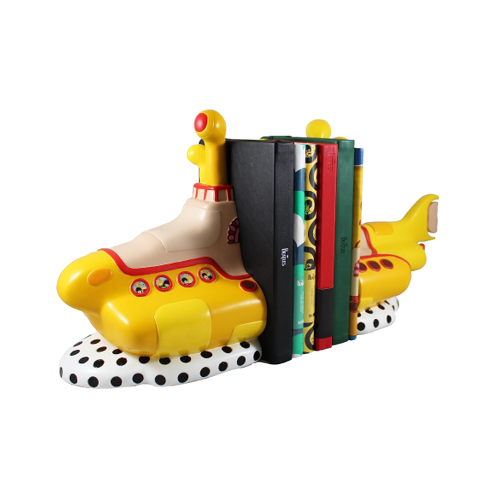The Beatles Yellow Submarine Book Ends with Books