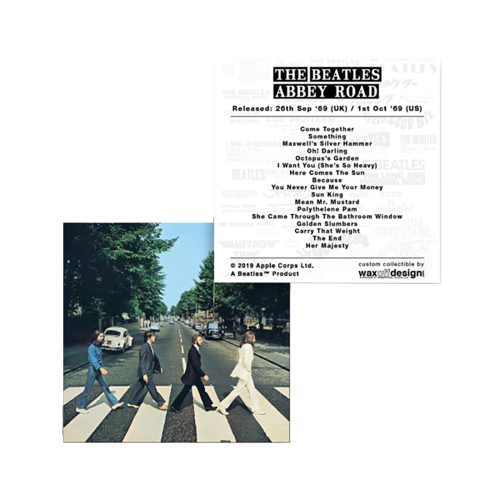 Abbey Road Collector's Pin Set - Inside Cards