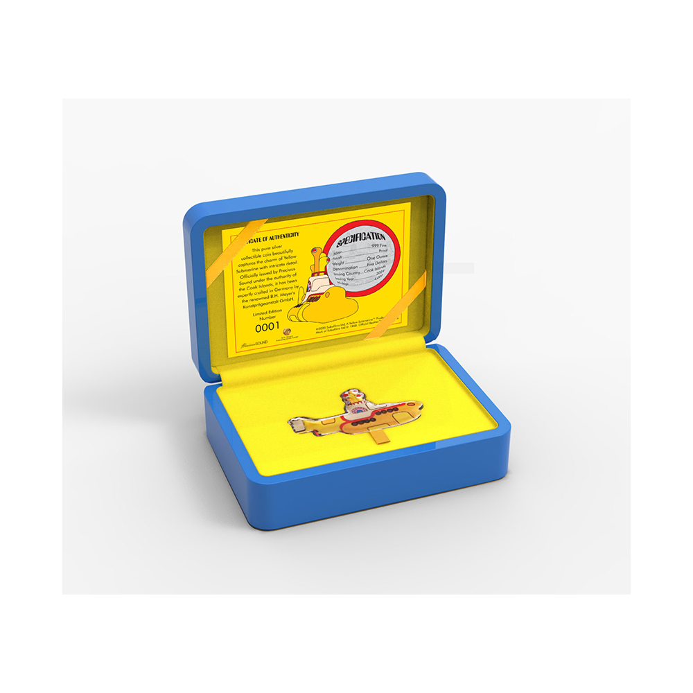 Limited Edition Precious Sounds Yellow Submarine Silver Limited Edition Precious Sounds Yellow Submarine Silver