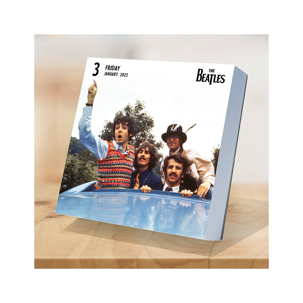 The Beatles 2025 Daily Desktop Calendar Inner Page 2