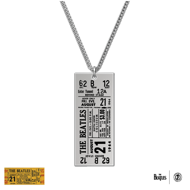 seattle ticket necklace