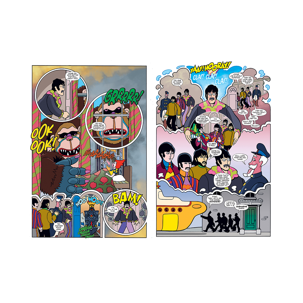 The Beatles x Insight Editions Collector's Edition Yellow Submarine Graphic Novel Inside 1