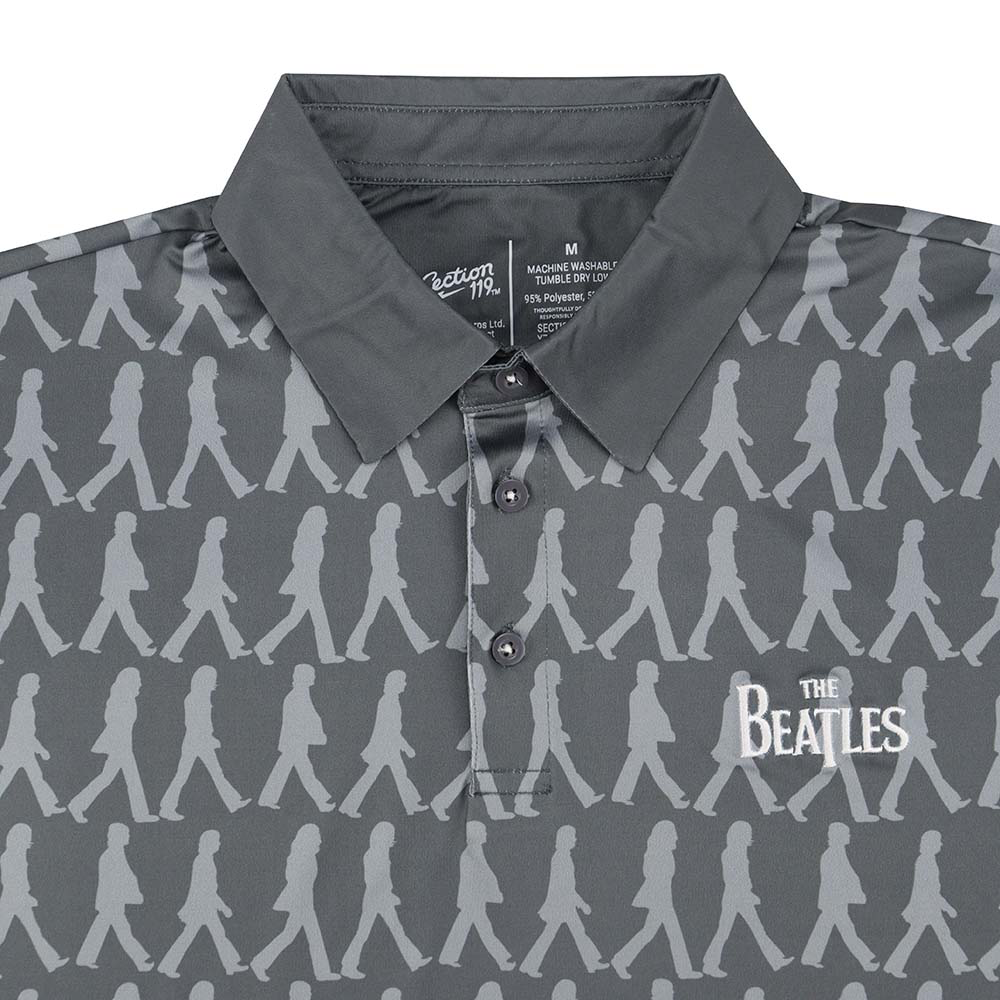 The Beatles Dry Fit Polo Grey Abbey Road The Beatles Official Store