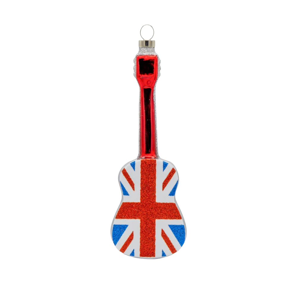 The Beatles x Kat + Annie Guitar Ornament