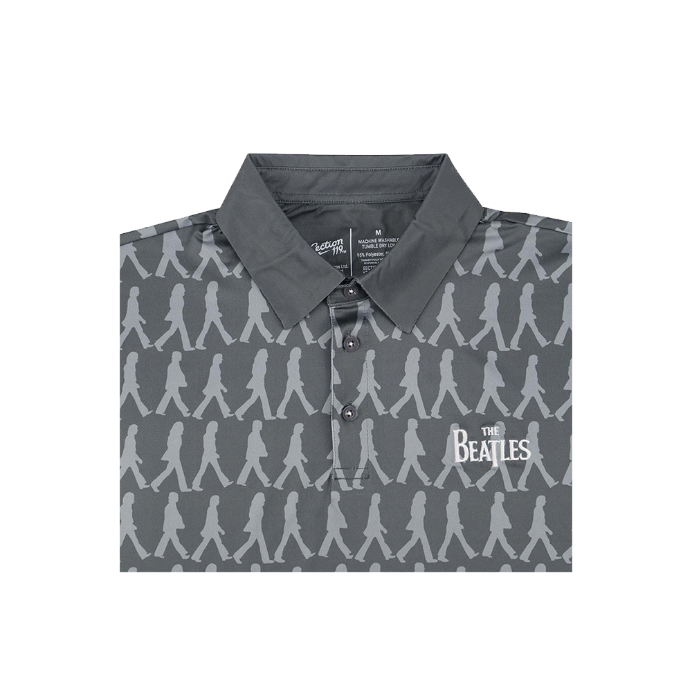 The Beatles x Section 119 Abbey Road Grey Dry-Fit Polo Img. 3