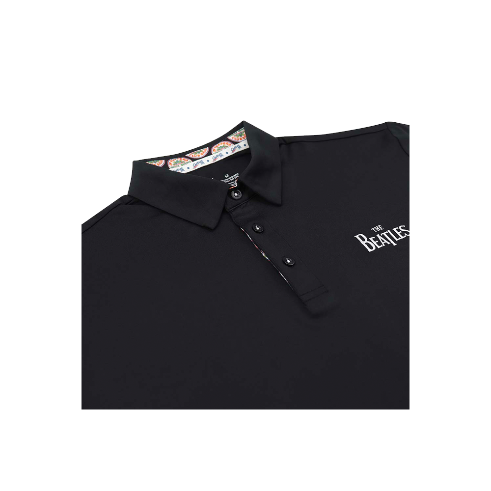 The Beatles x Section 119 Black Dry-Fit Polo Img. 4