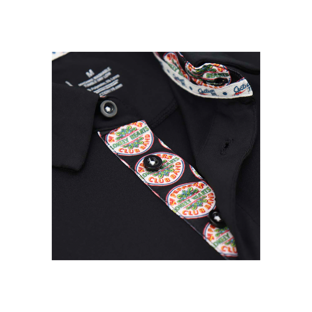 The Beatles x Section 119 Black Dry-Fit Polo Img. 8
