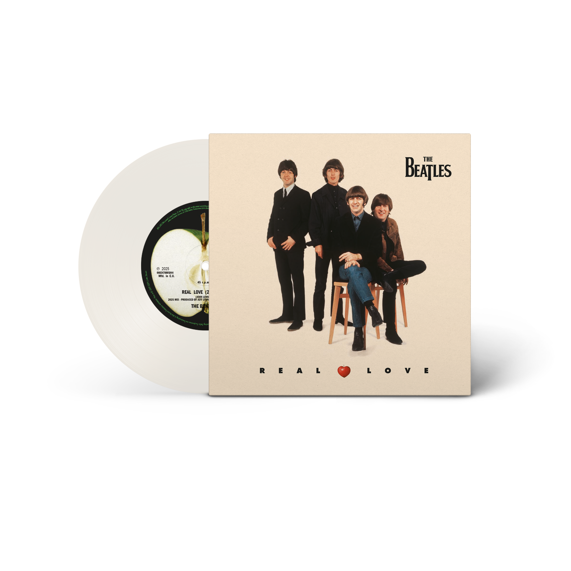 Free As A Bird / Real Love [2025 Mixes]: 7" Vinyl Back