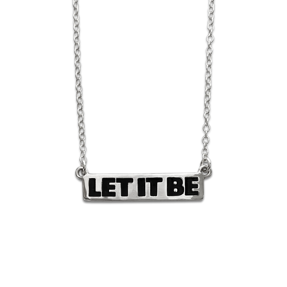 Let It Be Women's Bar Necklace