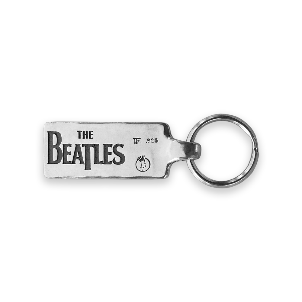 Let It Be Sterling Silver Keychain Back