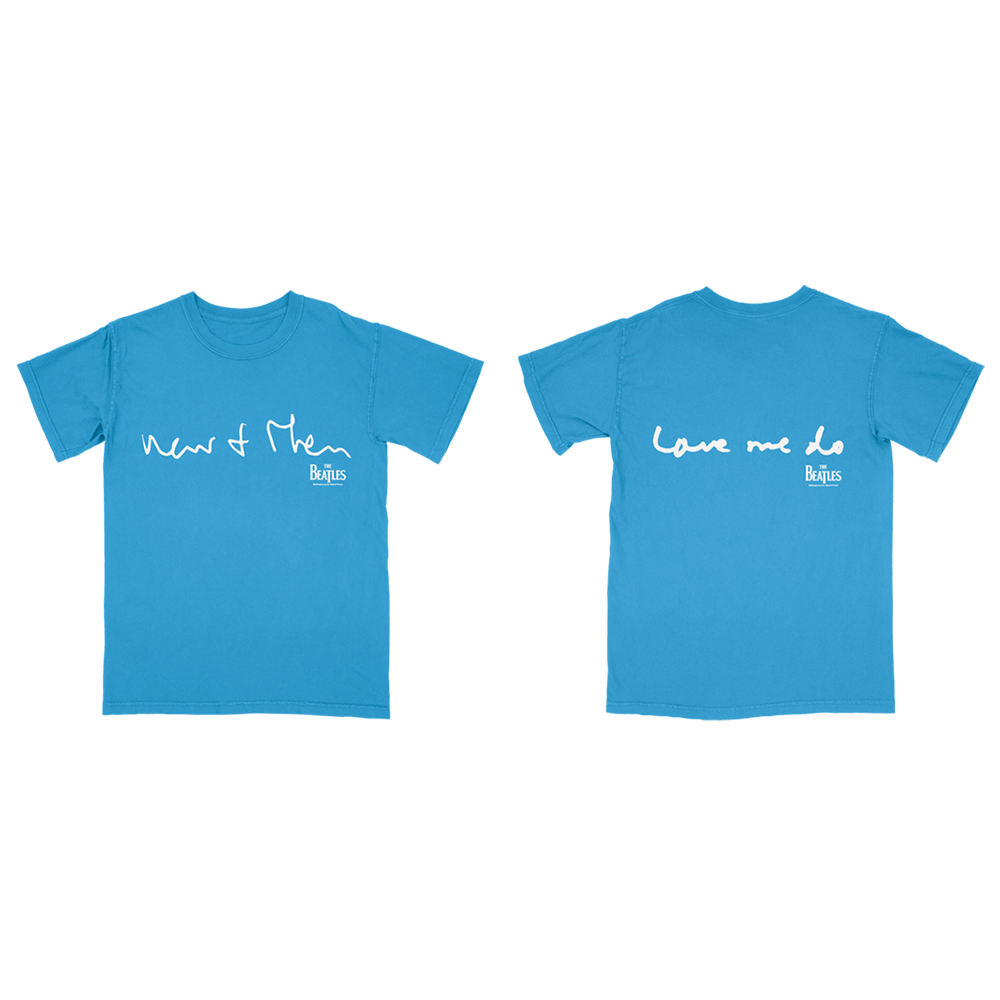 Now and Then / Love Me Do Blue T-Shirt
