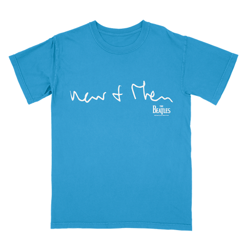 Now and Then Love Me Do Blue T-Shirt (100% Organic Cotton)
