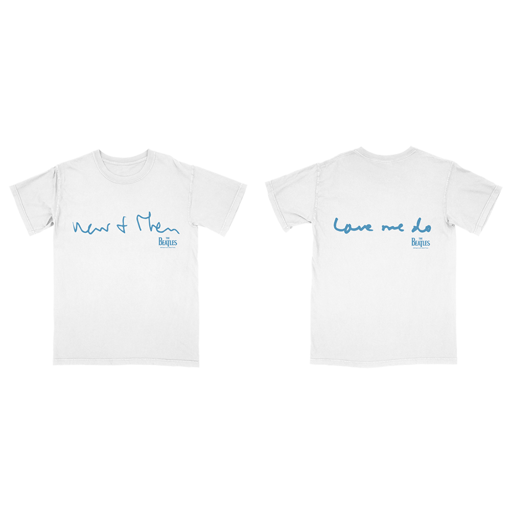 Now and Then / Love Me Do White T-Shirt