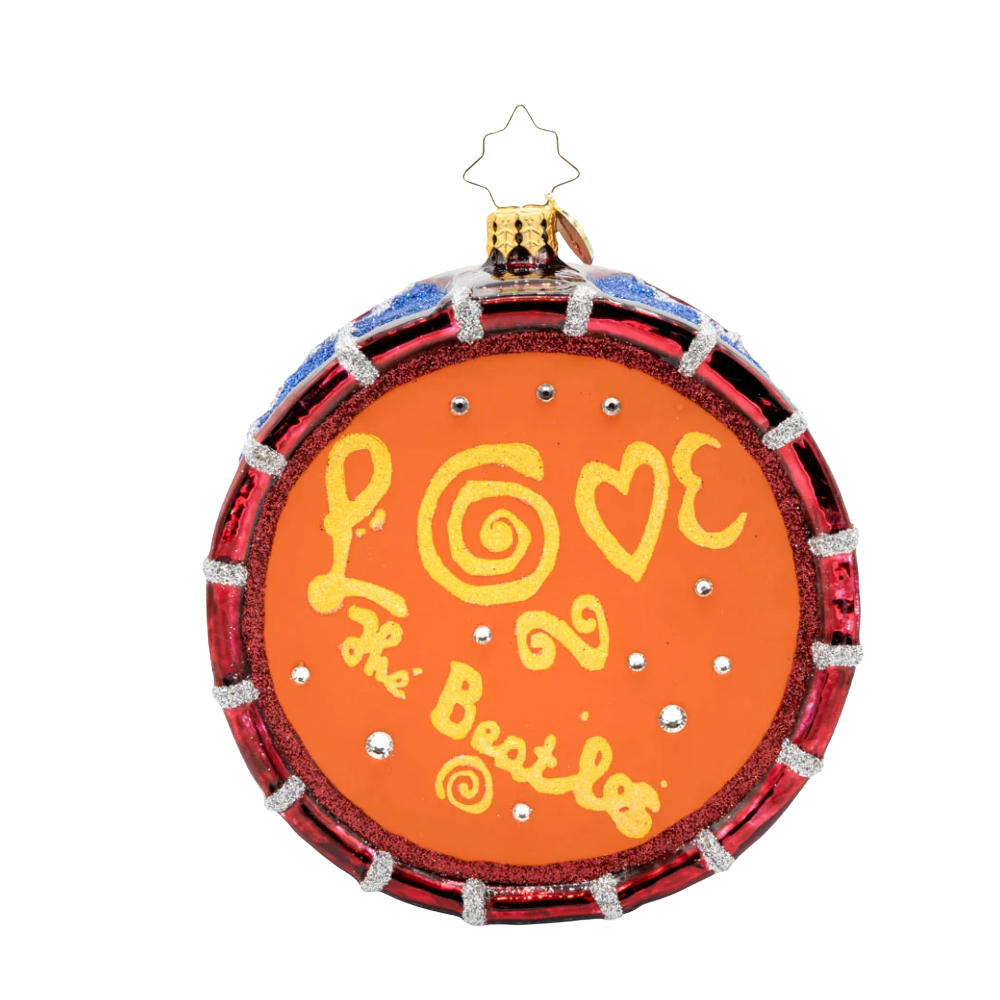 The Beatles x Radko Magical Mystery Tour Drum Ornament