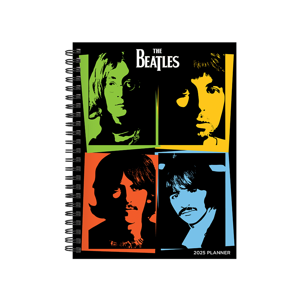 The Beatles Medium Weekly Monthly 2025 Planner Front