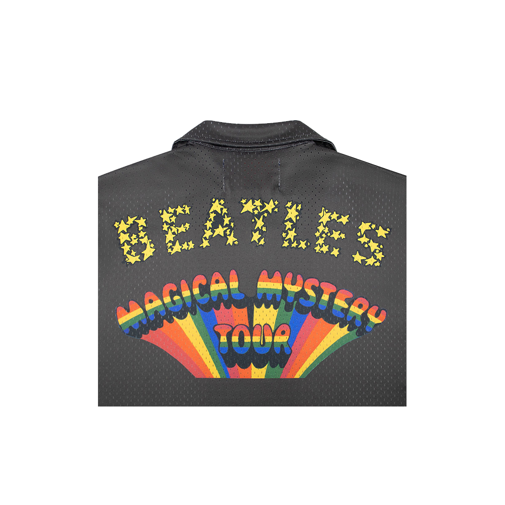 The Beatles x Section 119 Magical Mystery Tour Mesh Button Down Img. 4