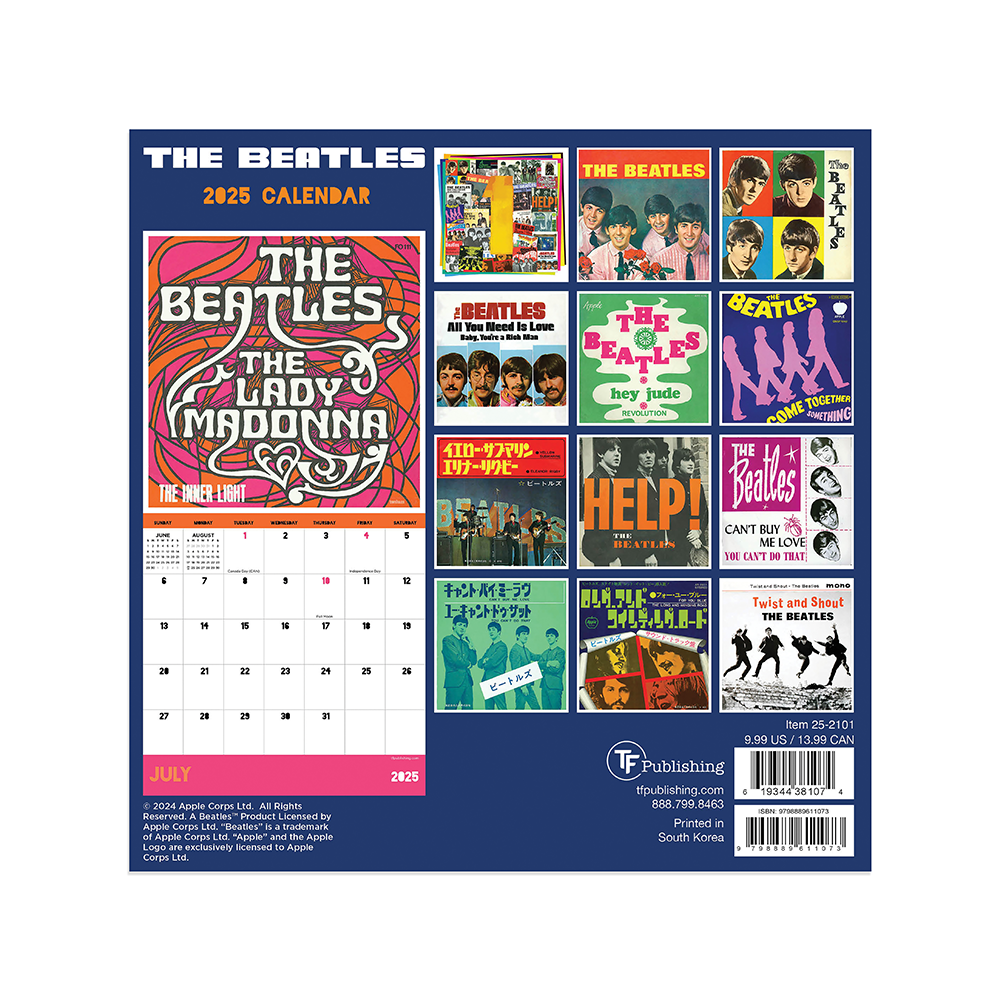 The New 2025 The Beatles Calendar For Sale 2025 Ketti Meridel The New 2025 The Beatles Calendar For Sale 2025