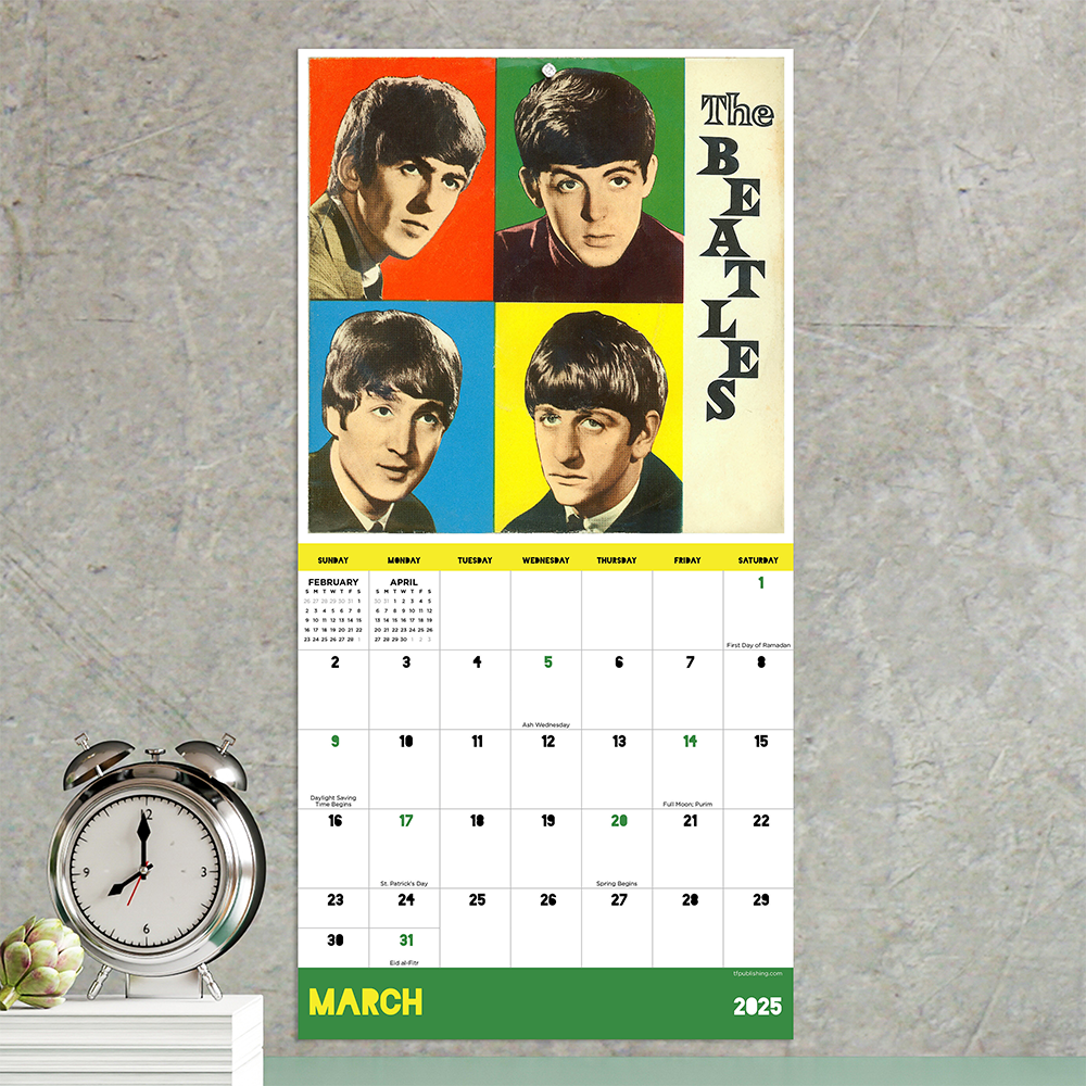 The Beatles Wall Calendar 2025